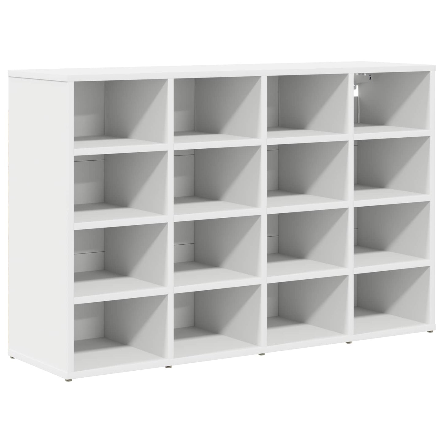 Mobile per scarpe Bianco 103 x 30 x 67 cm Legno multistrato