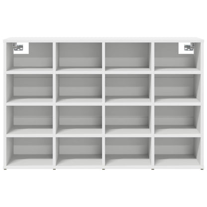 Mobile per scarpe Bianco 103 x 30 x 67 cm Legno multistrato