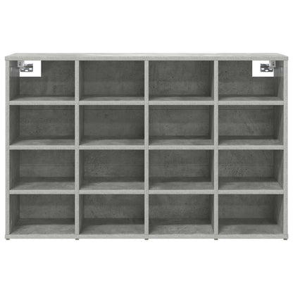Mobile per scarpe Grigio cemento 103 x 30 x 67 cm