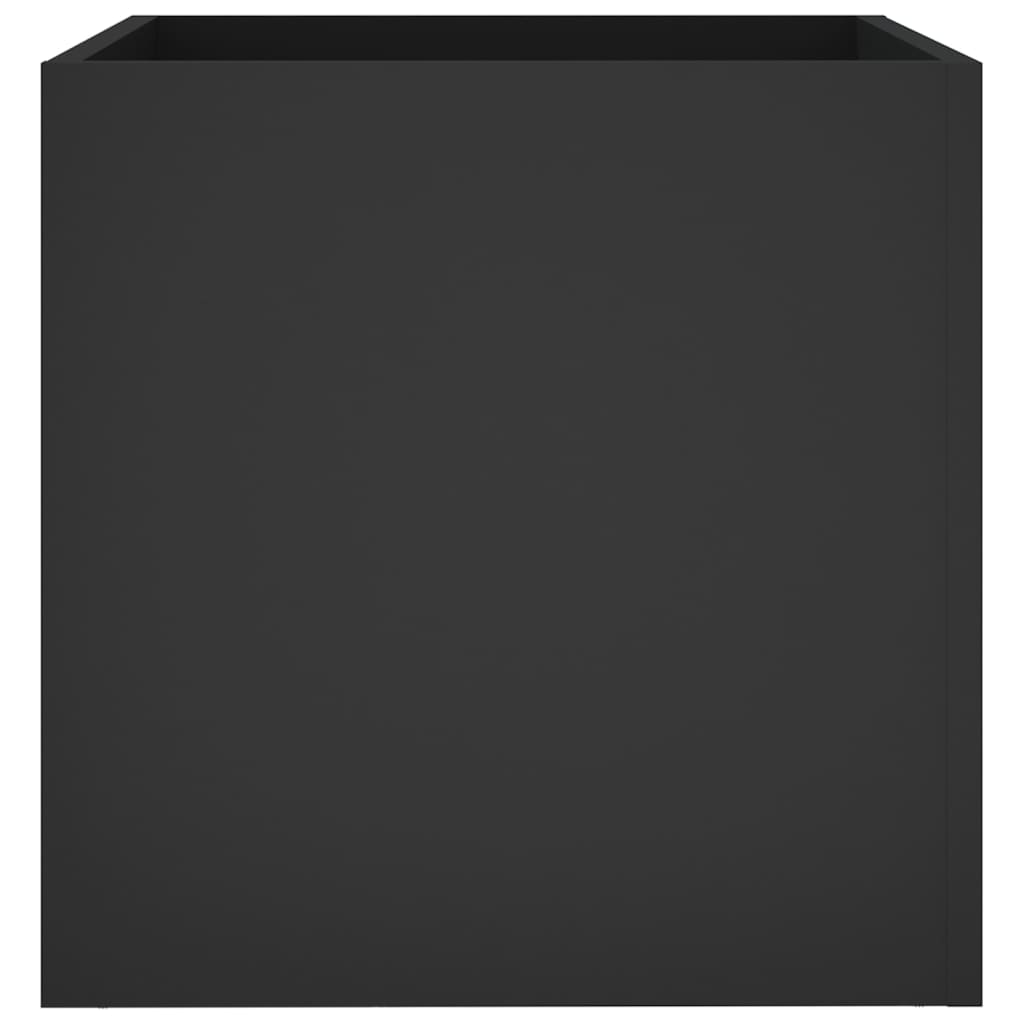 Fioriera Nera 40x40x40 cm in Legno Multistrato