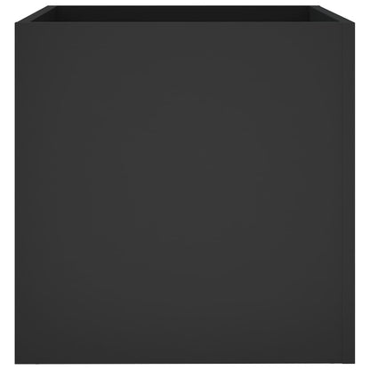 Fioriera Nera 40x40x40 cm in Legno Multistrato