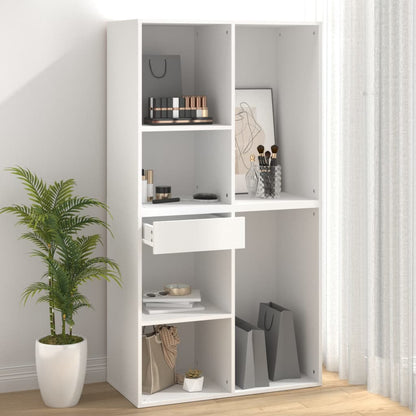 Armadietto per Cosmetici Bianco 80x40x75cm in Legno Multistrato