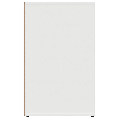 Armadietto per Cosmetici Bianco 80x40x65 cm Legno Multistrato
