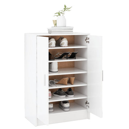Scarpiera Bianca 60x35x92 cm in Truciolato