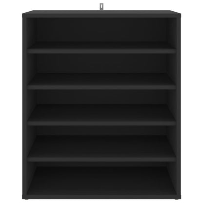 Scarpiera Nera 60x35x70 cm in Truciolato