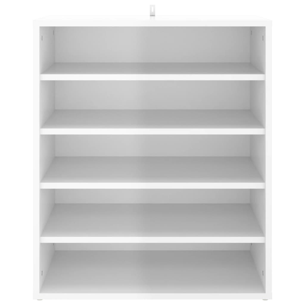 Scarpiera Bianco Lucido 60x35x70 cm in Truciolato