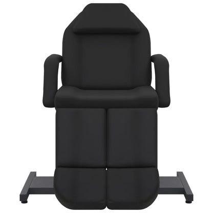Poltrona da Estetista in Similpelle Nera 180x62x78 cm
