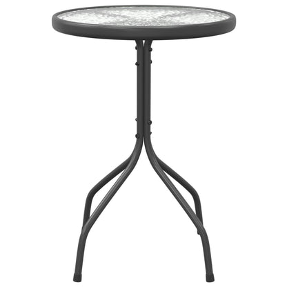Tavolino da Giardino ÃƒËœ50x71 cm in Acciaio Antracite