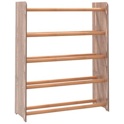 Scarpiera Marrone 65x24x81 cm in Legno Multistrato