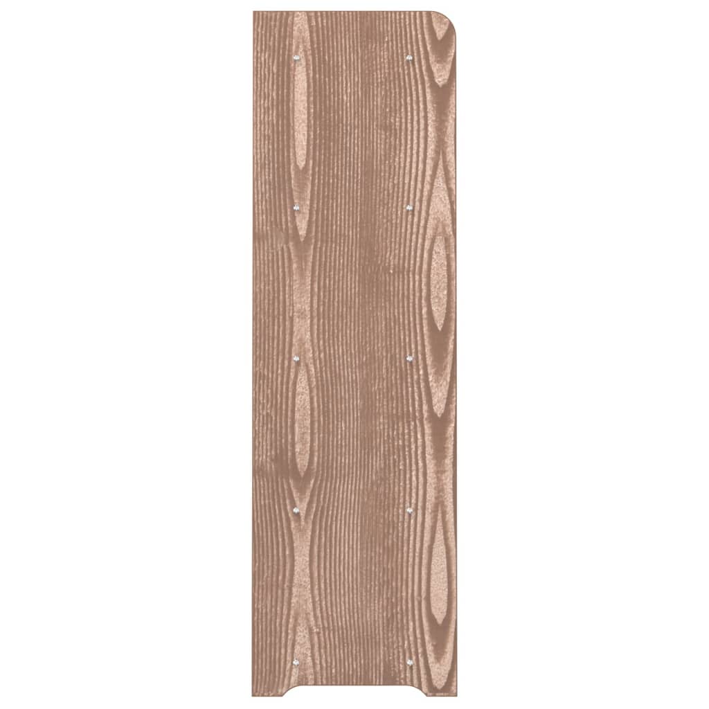 Scarpiera Marrone 65x24x81 cm in Legno Multistrato