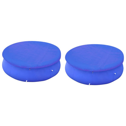 Teli di Copertura 2pz per Piscina Fuoriterra Rotonda 360-367cm