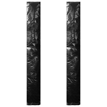 Teli di Protezione per Ombrellone con Cerniera 2 pz PE 250 cm