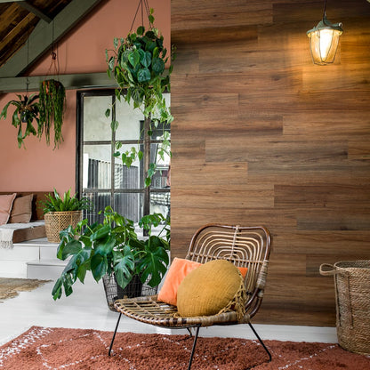 WallArt Listoni Effetto Legno 30 pz GL-WA28 Rovere Naturale Marrone
