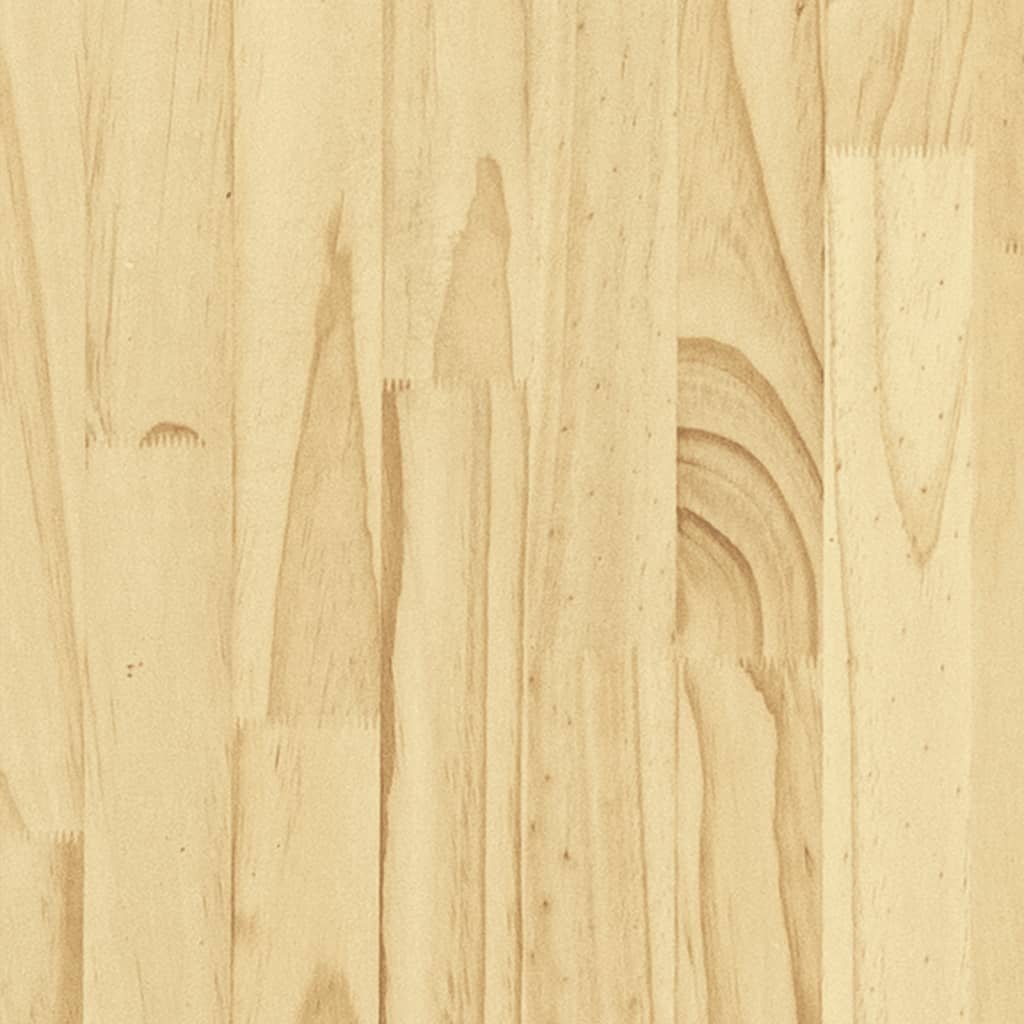 Libreria a 5 Ripiani 80x30x175 cm in Legno Massello di Pino