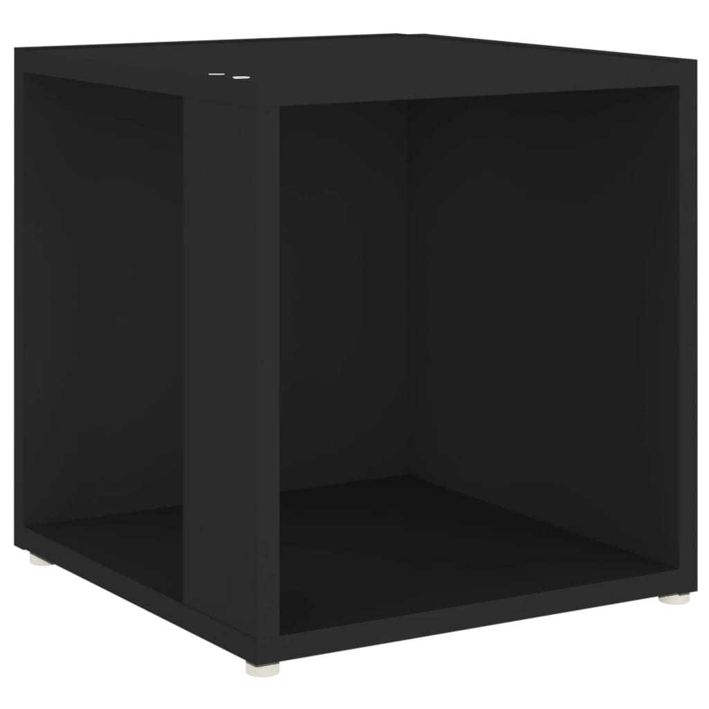 Tavolino Nero 33x33x34,5 cm in Truciolato