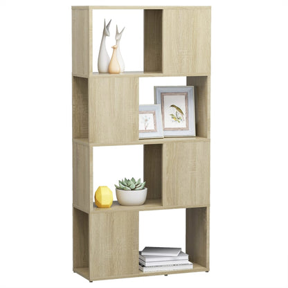 Libreria/Divisorio Rovere Sonoma 60x24x124,5 cm in Truciolato