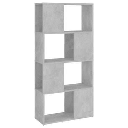 Libreria/Divisorio Grigio Cemento 60x24x124,5 cm