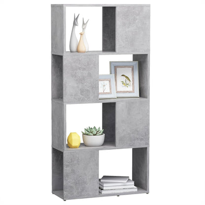 Libreria/Divisorio Grigio Cemento 60x24x124,5 cm