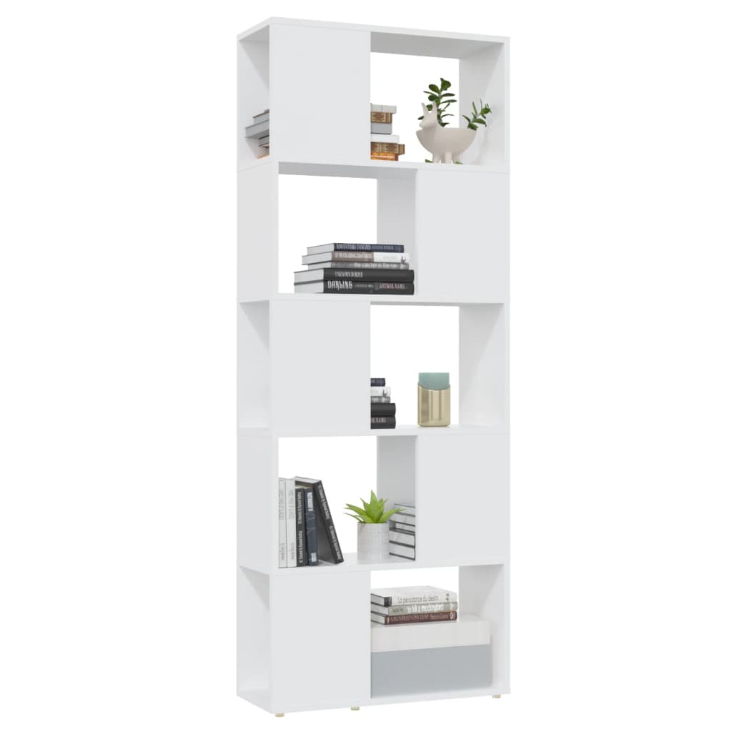 Libreria/Divisorio Bianco 60x24x155 cm in Truciolato