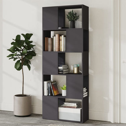 Libreria/Divisorio Grigio 60x24x155 cm in Truciolato