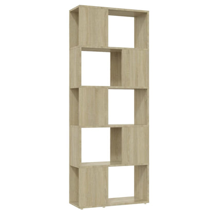 Libreria/Divisorio Rovere Sonoma 60x24x155 cm
