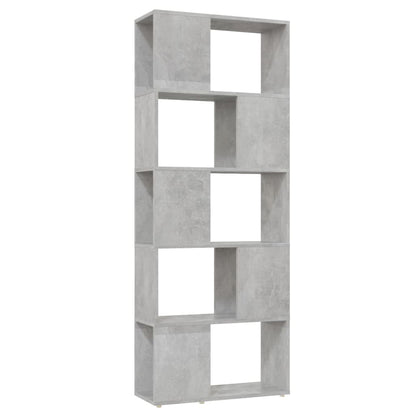 Libreria/Divisorio Grigio Cemento 60x24x155 cm