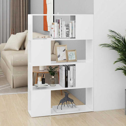 Libreria/Divisorio Bianco 80x24x124,5 cm in Truciolato