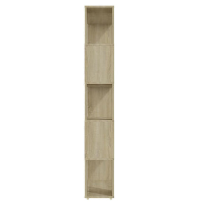 Libreria Divisorio Rovere Sonoma 80x24x155 cm in Truciolato