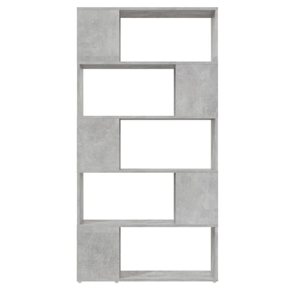 Libreria/Divisorio Grigio Cemento 80x24x155 cm in Truciolato