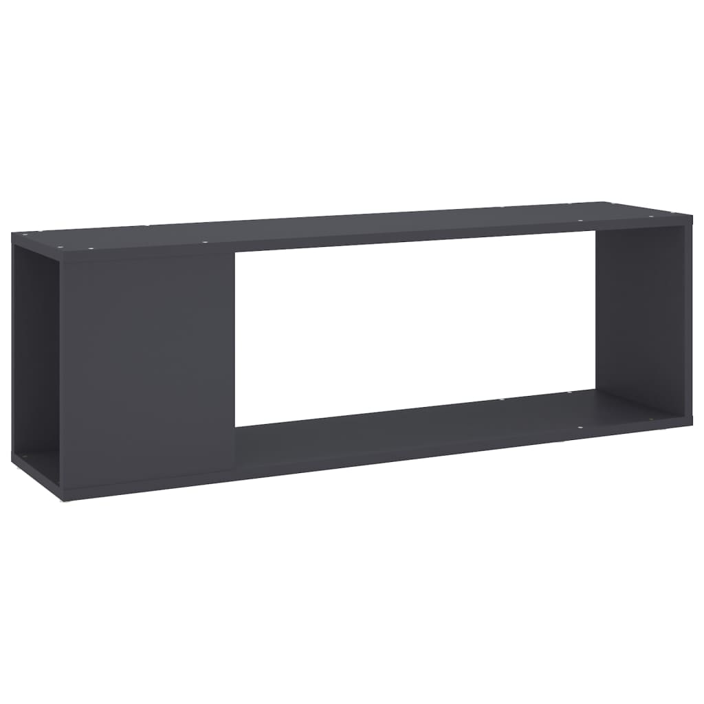 Mobile TV Grigio 100x24x32 cm in Truciolato