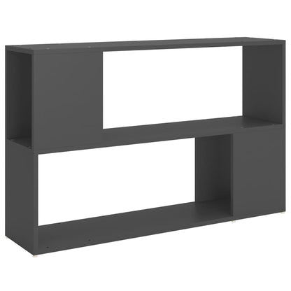Libreria Grigia 100x24x63 cm in Truciolato