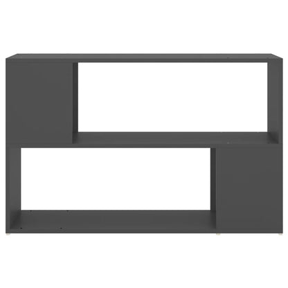Libreria Grigia 100x24x63 cm in Truciolato