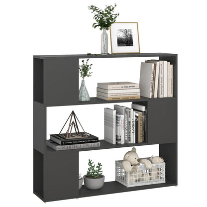 Libreria/Divisorio Grigio 100x24x94 cm