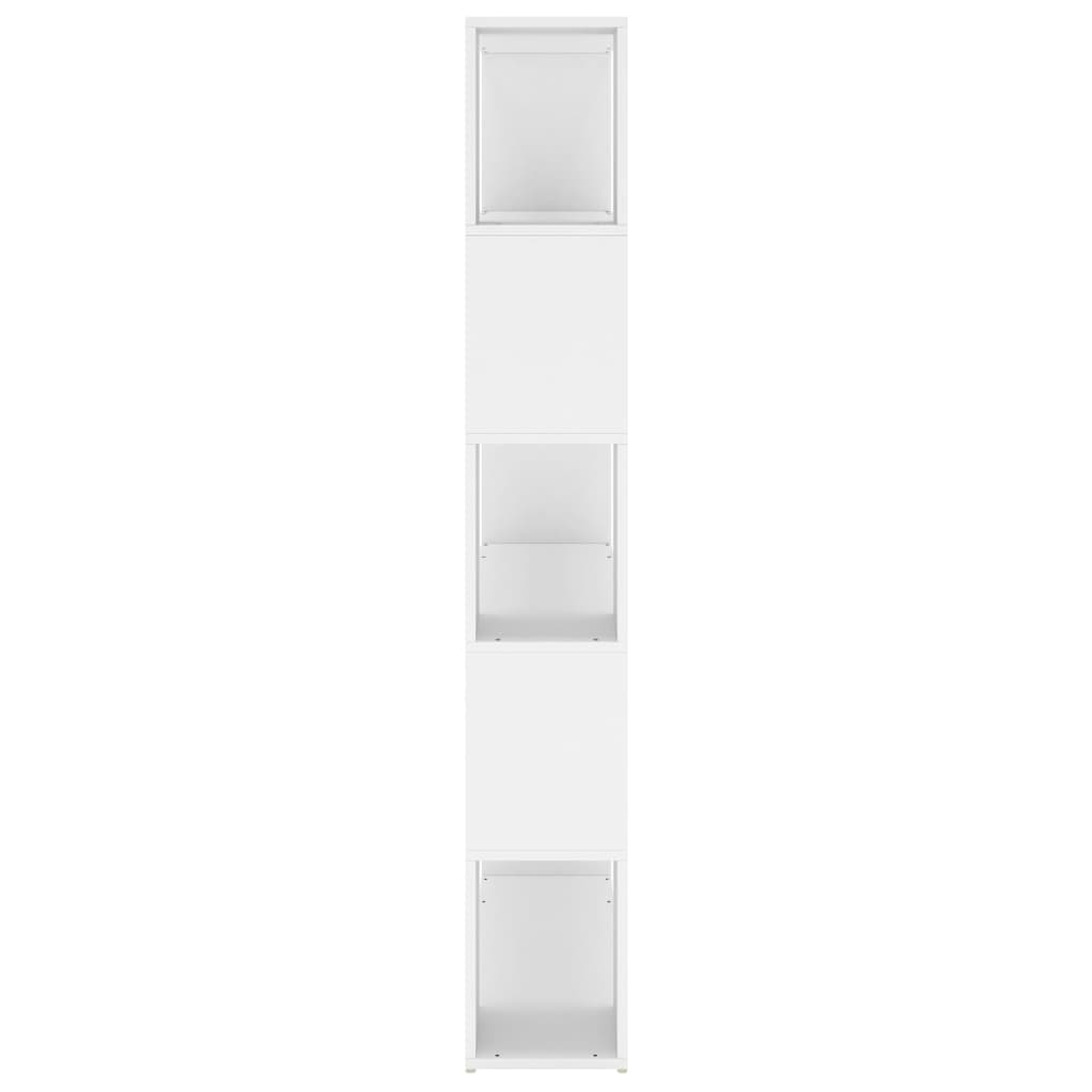 Libreria/Divisorio Bianco 100x24x155 cm in Legno Multistrato