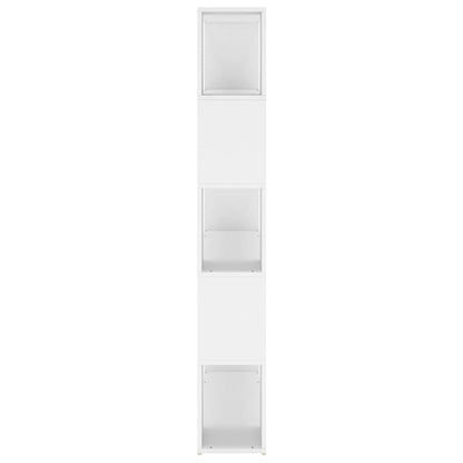 Libreria/Divisorio Bianco 100x24x155 cm in Legno Multistrato