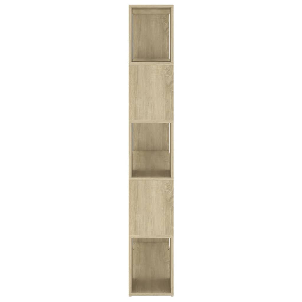 Libreria/Divisorio Rovere Sonoma 100x24x155 cm in Truciolato
