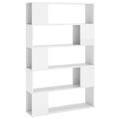 Libreria/Divisorio Bianco Lucido in Legno Multistrato