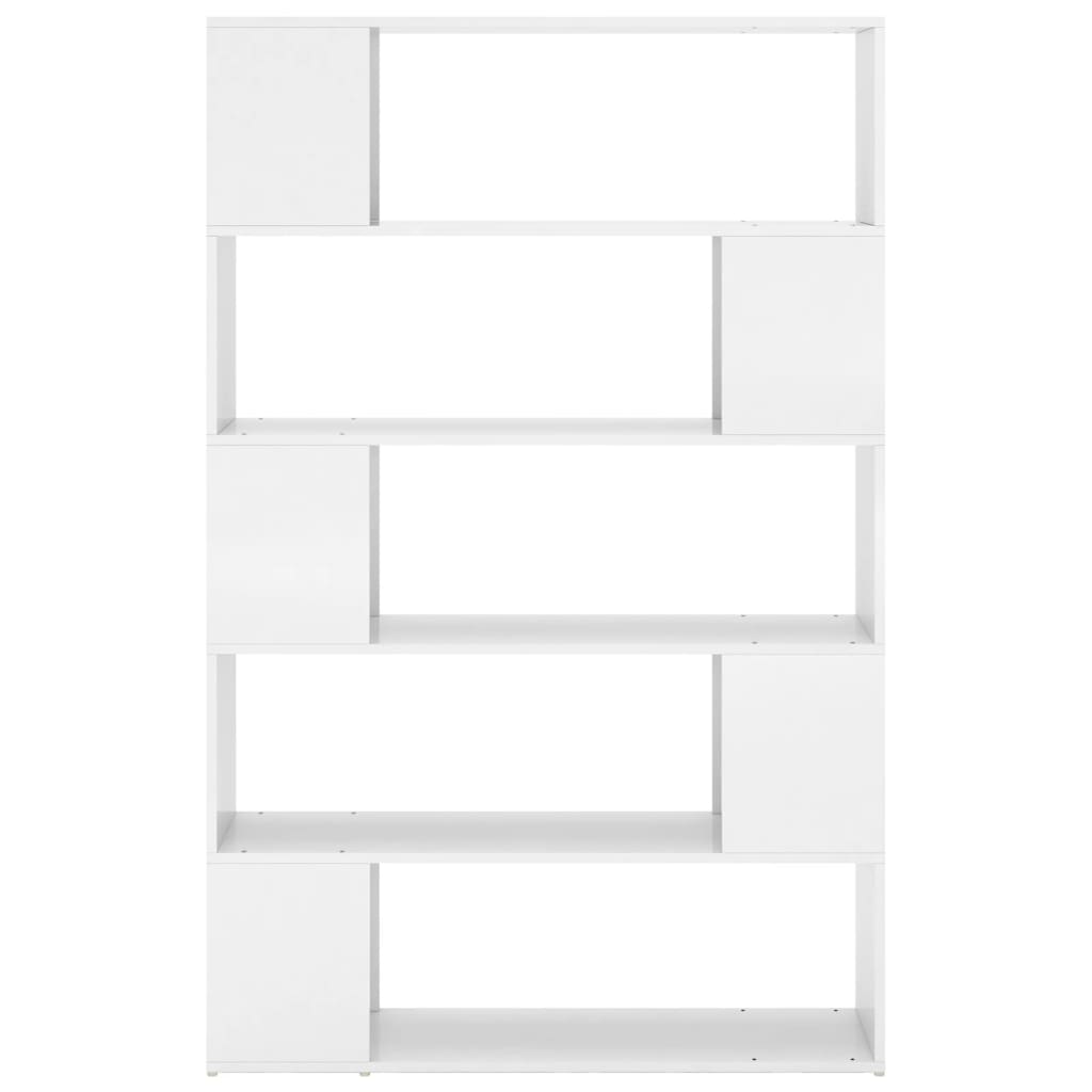 Libreria/Divisorio Bianco Lucido in Legno Multistrato