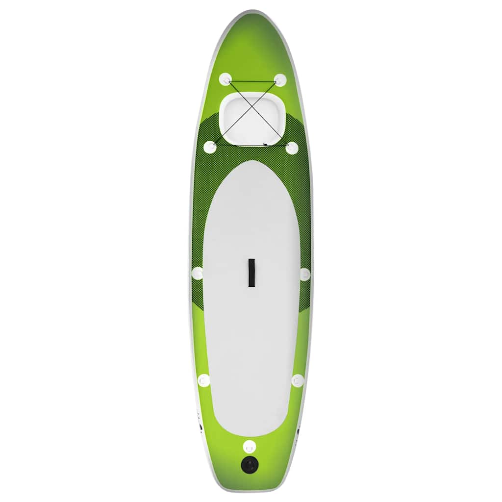 Set Tavola da SUP Gonfiabile Verde 300x76x10 cm
