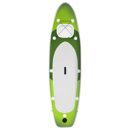 Set Tavola da SUP Gonfiabile Verde 300x76x10 cm
