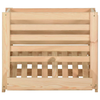 Cassetta Porta Patate  60x40x50 cm in Legno Massello di Pino