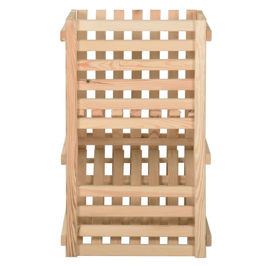Cassetta Porta Patate  50x50x80 cm in Legno Massello di Pino