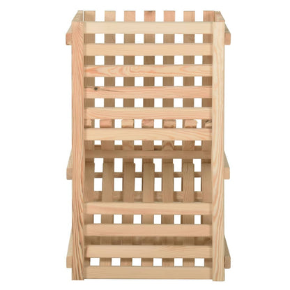 Cassetta Porta Patate  50x50x80 cm in Legno Massello di Pino