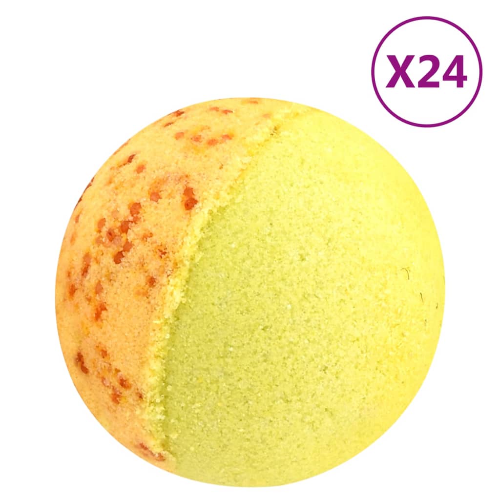 Bombe da Bagno 24 pz con Oli Essenziali Naturali