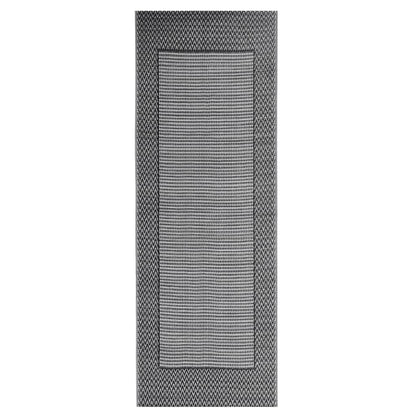 Tappeto per Esterno ARAKIL Nero 80x250 cm in PP