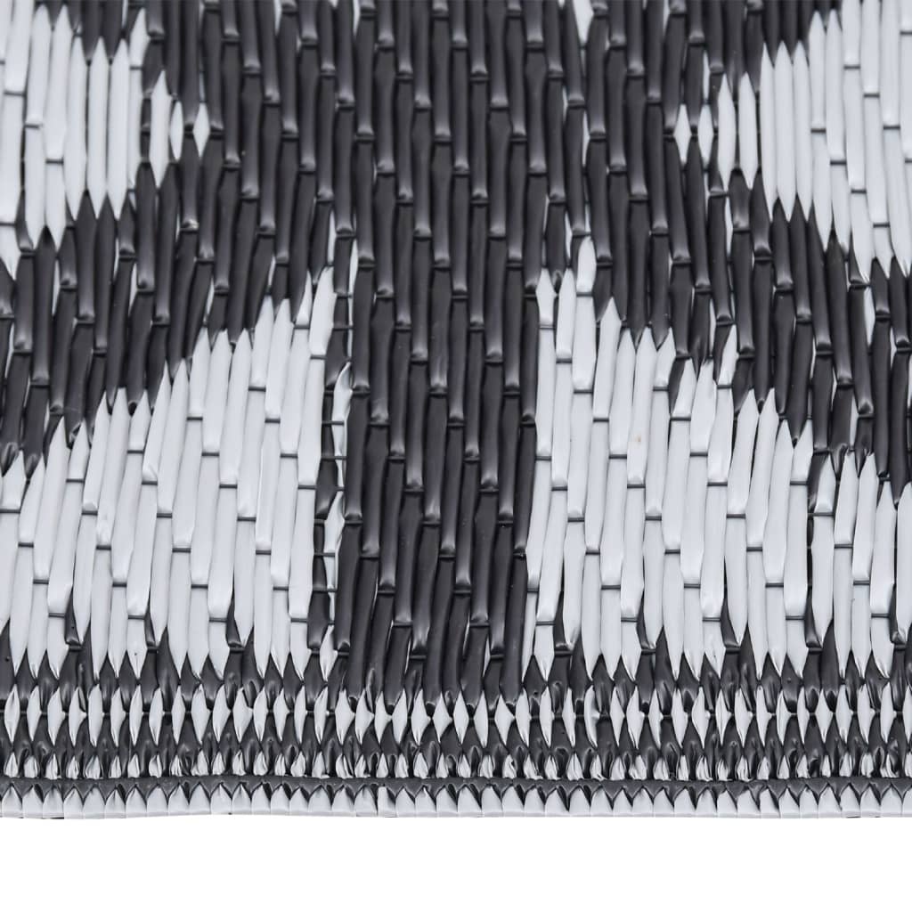 Tappeto per Esterno ARAKIL Nero 80x250 cm in PP