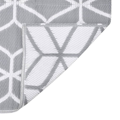 Tappeto per Esterni ARAKIL Grigio 80x250 cm in PP
