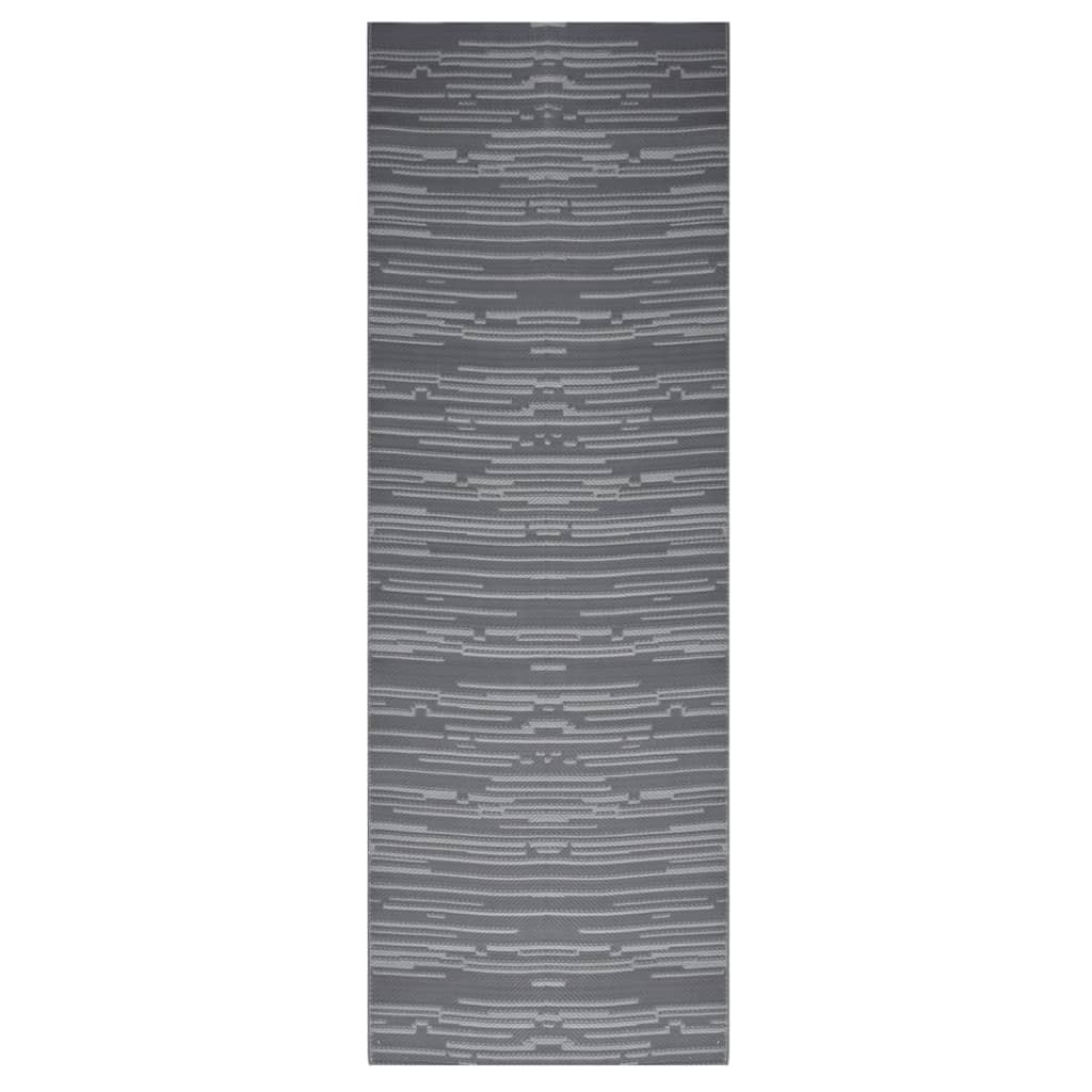 Tappeto per Esterni ARAKIL Antracite 80x250 cm in PP