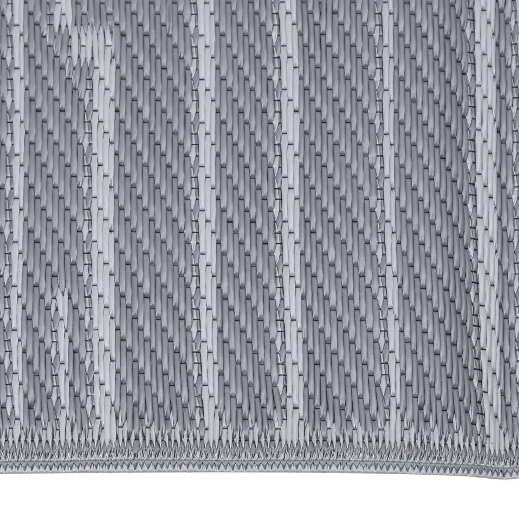 Tappeto per Esterni ARAKIL Antracite 80x250 cm in PP