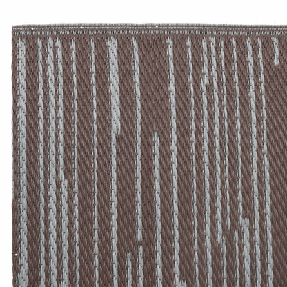 Tappeto da Esterno ARAKIL Marrone 80x250 cm in PP